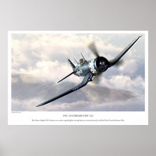 F4U Corsair Poster (Voorkant)