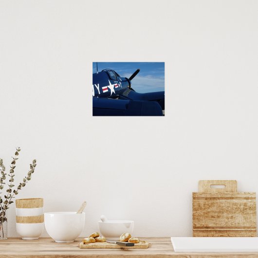 F4U Corsair Poster (Keuken)
