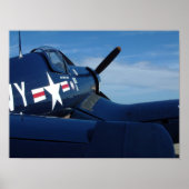 F4U Corsair Poster (Voorkant)