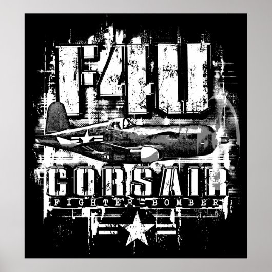 F4U CORSAIR POSTER (Voorkant)