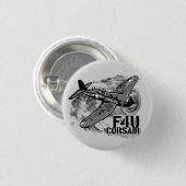 F4U CORSAIR RONDE BUTTON 3,2 CM (Voorkant /achterkant)