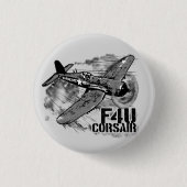 F4U CORSAIR RONDE BUTTON 3,2 CM (Voorkant)