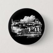 F4U CORSAIR RONDE BUTTON 5,7 CM (Voorkant)