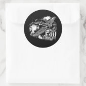 F4U CORSAIR RONDE STICKER (Tas)
