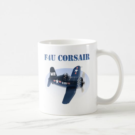 F4U Corsair-vliegtuig #530 Koffiemok (Rechts)