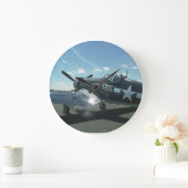 F4U Corsair-wandklok Grote Klok (Huis)