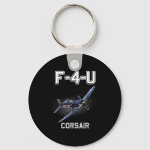 F4u Corsair Warbird Wwii Militair Vliegtuig Sleutelhanger