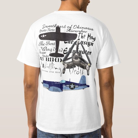 f4u warkites T-Shirt- T-shirt (Achterkant)