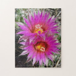F5 Bal Cactus Bloemen "Escobaria vivipara" Legpuzzel
