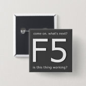 F5 VIERKANTE BUTTON 5,1 CM (Voorkant /achterkant)