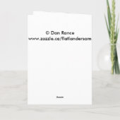 F6 Gele wilde bloemen Gaillardia Kaart (Achterkant)