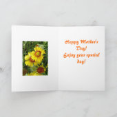 F6 Gele wilde bloemen Gaillardia Kaart (Binnen)