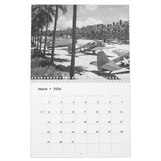 F6F Hellcat Kalender (Mar 2026)