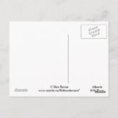 F7 Alberta Wild Roos Briefkaart (Achterkant)