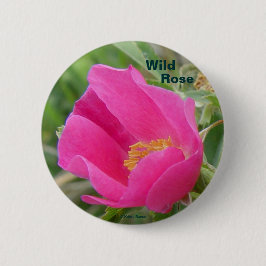 F7 Alberta Wild Roos Ronde Button 5,7 Cm