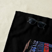 F7 Oranje diesellocomotief - Naam toevoegen Strandlaken (In situ)