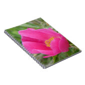 F7 Wild Roos Bright roze bloesem Notitieboek (Rechterzijde)