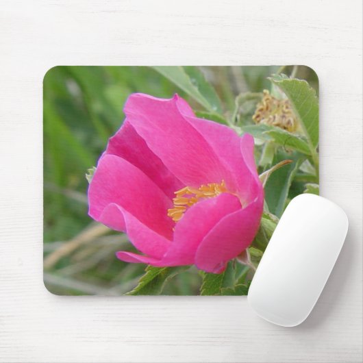 F7 Wilde Roos Muismat (Met muis)