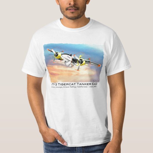 F7F-3 Tigercat Airtanker T-shirt (Voorkant)