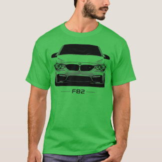 F82 in zwart-wit t-shirt