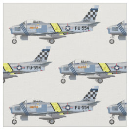 F86 Fighter Jet Fabric Stof