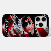 F86 Sabre gevechtsvliegtuig telefoonhoes Case-Mate iPhone Case (Achterkant (horizontaal))