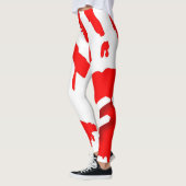 F8 FATE HANDPRINT LOGO YOGA STRETCH WERKT UIT LEGGINGS (Links)