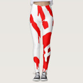 F8 FATE HANDPRINT LOGO YOGA STRETCH WERKT UIT LEGGINGS (Voorkant)