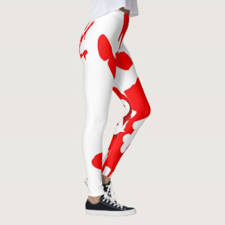 F8 FATE HANDPRINT LOGO YOGA STRETCH WERKT UIT LEGGINGS