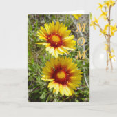 F8 Gele wilde bloemen Gaillardia Kaart (Gele Bloem)