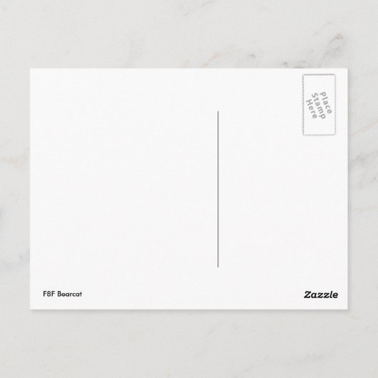 F8F Bearcat Briefkaart (Achterkant)