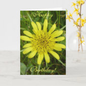 F9 Gele reuzenbaard Kaart (Gele Bloem)