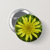 F9 Gele wilde-bloemgeiten Ronde Button 5,7 Cm (Voorkant /achterkant)