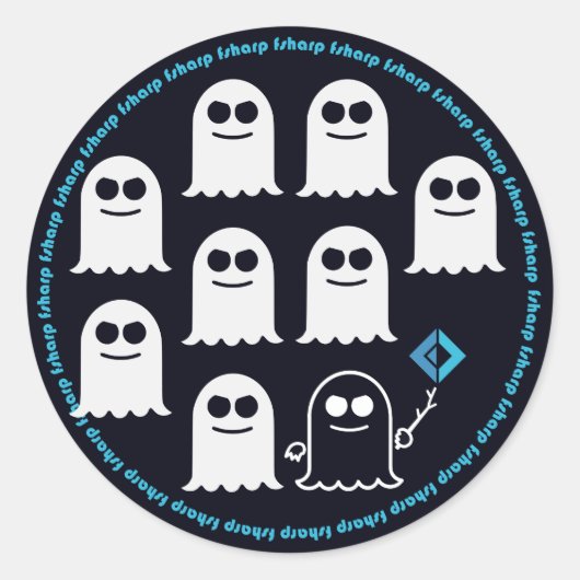 F#ステッカーシール RONDE STICKER (Voorkant)