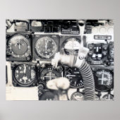 F-100 instrumentenpaneel poster (Voorkant)