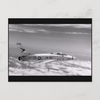 F-100 Super Sabel Briefkaart