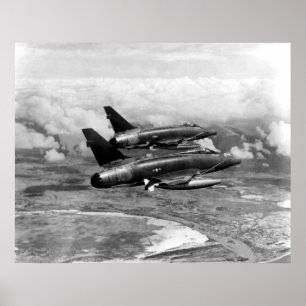 F-100 Super Sabel Poster