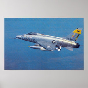 F-100 Super Sabel Poster
