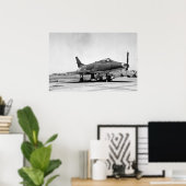 F-100 Super Sabel Poster (Thuiskantoor)