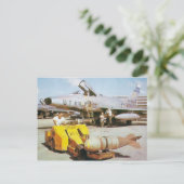 F-100 Super Saber Briefkaart (Staand voorkant)