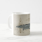 F-100 Super Saber Coffee-Mok Koffiemok (Voorkant links)