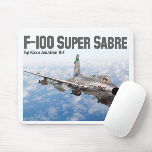 F-100 Super Saber Muismat (Met muis)