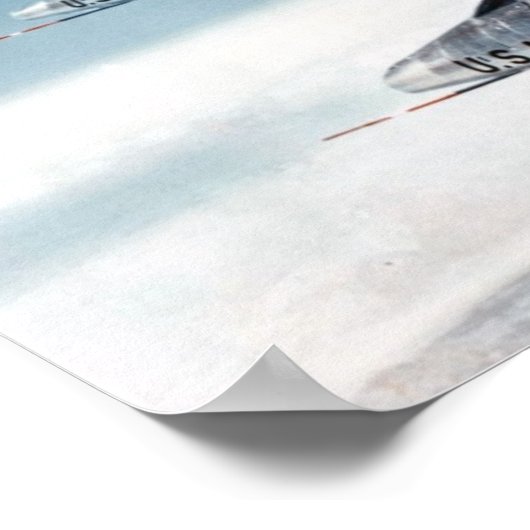 F-100 Super Sabers Poster (Hoek)