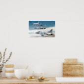 F-100 Super Sabers Poster (Keuken)