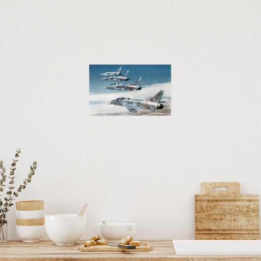 F-100 Super Sabers Poster (Keuken)