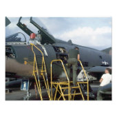 F-100 Vietnam 1968 Print Foto Afdruk (Voorkant)