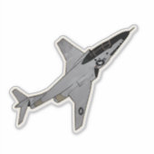 F-101 Voodoo, Fighter Jet Vliegtuig Sticker (Voorkant)