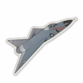 F-102 Delta Dagger, Interceptor Vliegtuig Sticker (Voorkant)