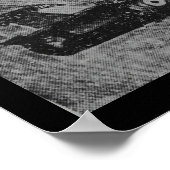 F-104 Oude foto van de jager Poster (Hoek)