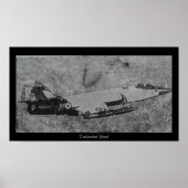 F-104 Oude foto van de jager Poster (Voorkant)